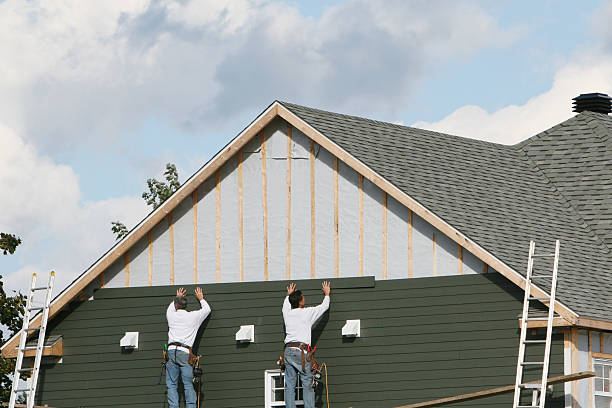 Professional Wood Siding technician working in Marion, CT